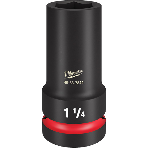 Douille &agrave; paroi extra mince Shockwave Impact Duty, Chocs, 1-1/4", Prise 1", 6 pans, Profond Seaboard Timber Mart