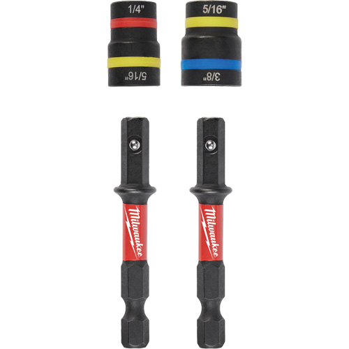 Shockwave Impact Duty Quik-Clear 2-in-1 Nut Driver Set, 5/16"/1/4"/3/8" Drive, 2-1/2" L, Magnetic Seaboard Timber Mart