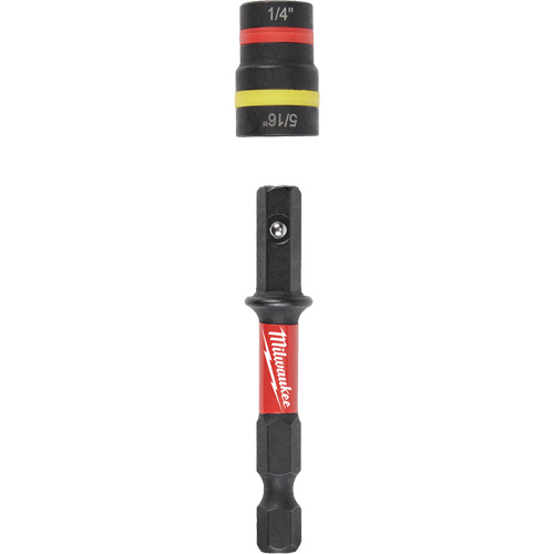 Shockwave Impact Duty Quik-Clear 2-in-1 Nut Drivers, 5/16"/1/4" Drive, 2-1/4" L, Magnetic Seaboard Timber Mart