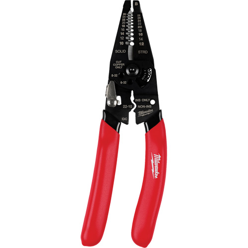 Multi-Purpose Dipped Grip Wire Stripper & Cutter with Reinforced Head Seaboard Timber Mart