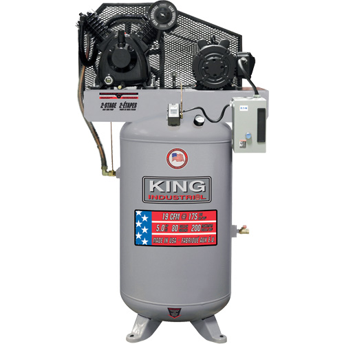 Compresseur d'air biphas&eacute;, 80 gal. (96 gal. US) Seaboard Timber Mart