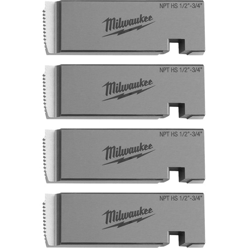 Fili&egrave;res de filetage pour tuyaux universel NPT, Pour tuyau de 1/2"-3/4", Acier rapide Seaboard Timber Mart