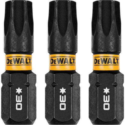 3-Piece FLEXTORQ&reg; Impact Screwdriving Bits, Torx, T-30, 1/4" Drive Seaboard Timber Mart