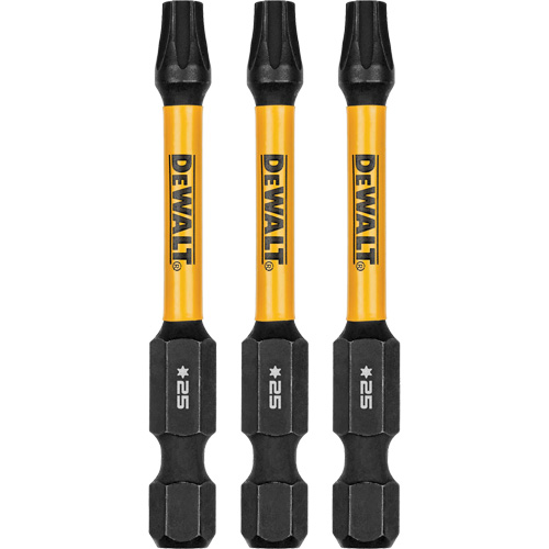 Forets pour tournevis &agrave; chocs FLEXTORQ 3 mcx, Torx, T-25, Prise 1/4" Seaboard Timber Mart