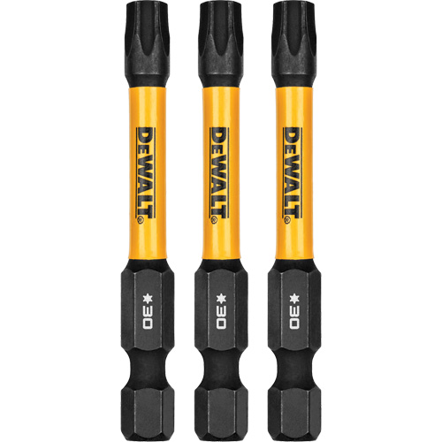 Forets pour tournevis &agrave; chocs FLEXTORQ 3 mcx, Torx, T-30, Prise 1/4" Seaboard Timber Mart