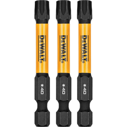 Forets pour tournevis &agrave; chocs FLEXTORQ 3 mcx, Torx, T-40, Prise 1/4" Seaboard Timber Mart