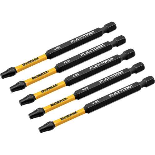 FLEXTORQ&reg; Impact Driver Bit, Torx, T-25 Tip, 1/4" Drive Size, 3-1/2" Length Seaboard Timber Mart