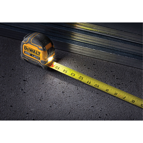 Ruban &agrave; mesurer &agrave; lampe DEL TOUGHSERIES, 25' Seaboard Timber Mart