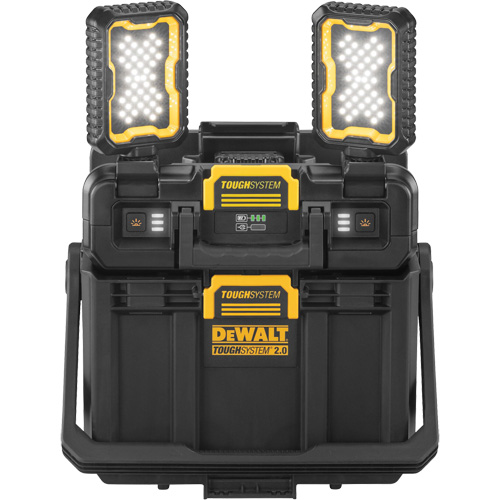 Baladeuse ajustable ToughSystem 2.0 avec rangement, 16" x 11" x 14", Noir/Jaune Seaboard Timber Mart