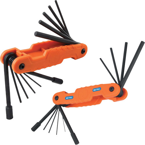 Pro Folding Hex Key Set, 21 Pcs., Metric & Imperial Seaboard Timber Mart