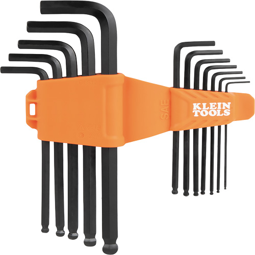 L-Style Ball-End Hex Key Wrench Set, 12 Pcs., Imperial Seaboard Timber Mart