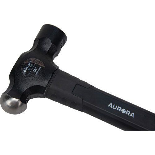 Marteau &agrave; panne ronde, Poids de la t&ecirc;te 24 oz, Face Ordinaire, Prise Fibre de verre Seaboard Timber Mart