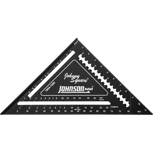 12" Johnny Square&reg; Professional Easy-Read Rafter Square Seaboard Timber Mart