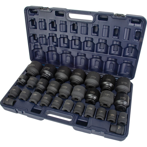 Jeu de douilles SAE, 29 Mcx, Chocs, Prise de 3/4" Seaboard Timber Mart
