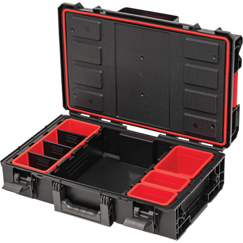 Arx Small Toolbox, 23" x 15" x 7-1/2", Black Seaboard Timber Mart