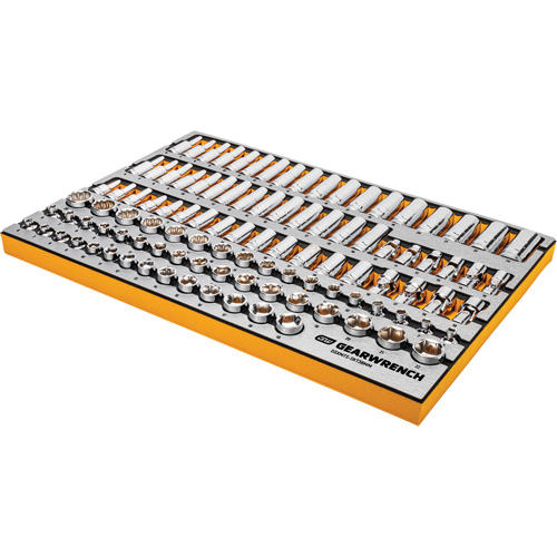 MEGAMOD Master Mechanics Tool Set in Premium Modular Foam Trays with Tool Storage, 1024 Pieces Seaboard Timber Mart