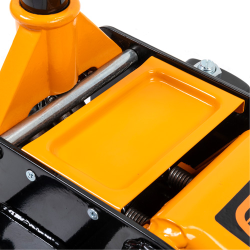 Heavy-Duty Floor Jack, 3 Ton(s) Capacity, 5-1/4" Lowered, 18-1/4" Raised, Manual Hydraulic Seaboard Timber Mart