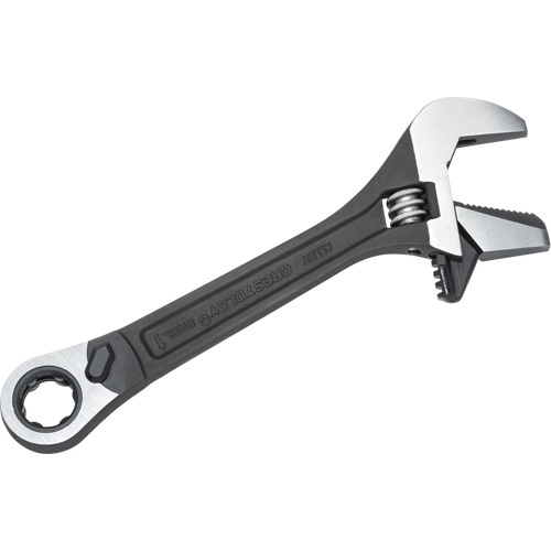 11-Piece Pass-Thru X6 Adjustable Wrench & Spline Socket Set, 13" L, 2-27/50" Max Width, Black Phosphate Seaboard Timber Mart