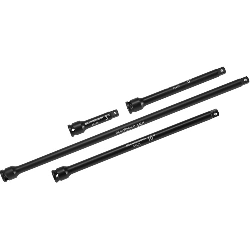 Drive Impact Extension Set, 3/8" Drive, Manganese Phosphate Finish, 4 Pcs Seaboard Timber Mart