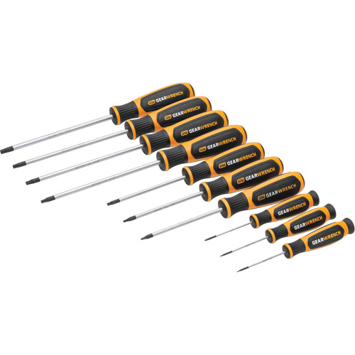Jeu de tournevis bimat&eacute;riau Torx dans un plateau de rangement en mousse, 10 mcx Seaboard Timber Mart