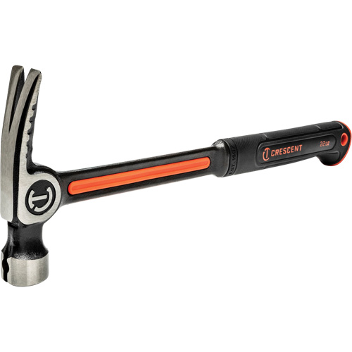 Marteau de charpente en acier avec face meul&eacute;e, 22 oz, Prise en Acier plein, 16" lo Seaboard Timber Mart