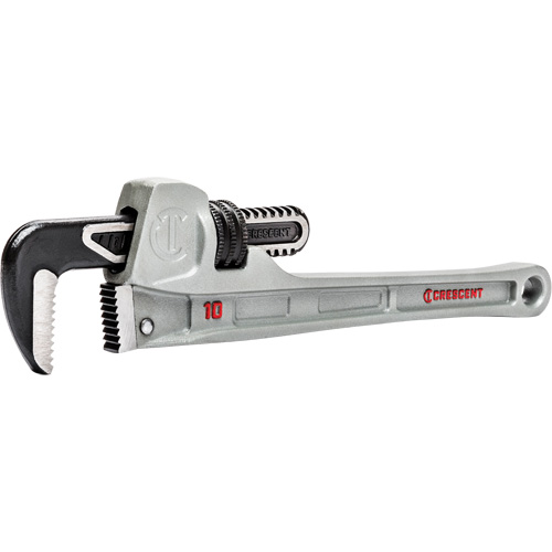 Cl&eacute; pour tuyau &agrave; m&acirc;choires &eacute;troite, Cap des m&acirc;choires 1-9/10", Longueur 10", Fini Rev&ecirc;tement en poudre, Prise Aucune Seaboard Timber Mart