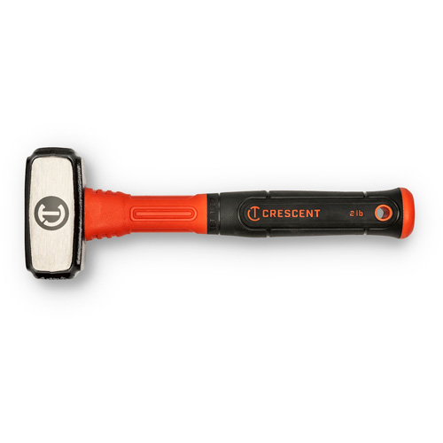 Drilling Hammer, 2 lbs., Cushion/Fibreglass Handle, 4" L Seaboard Timber Mart