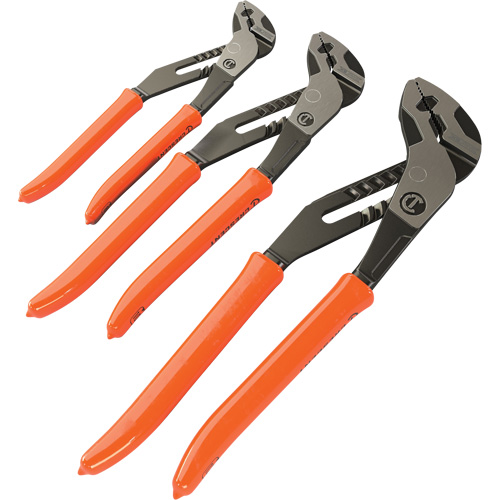 Jeu de pinces bouvet&eacute;es avec manche tremp&eacute; et m&acirc;choire droite Z2 K9, 3 Morceaux Seaboard Timber Mart