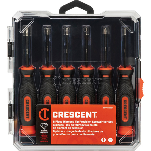 Diamond Tip Precision Screwdriver Set, 6 Seaboard Timber Mart