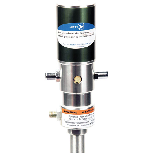 JAGP-120 Ensemble de pompe &agrave; graisse robuste avec commande pneumatique Seaboard Timber Mart