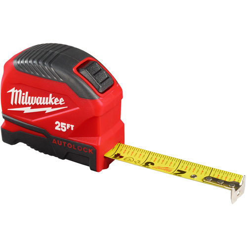 Auto-Lock Tape Measure, 1" x 25' Seaboard Timber Mart