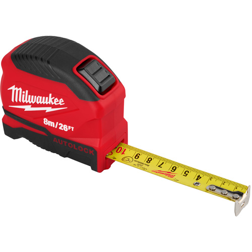 Auto-Lock Tape Measure, 1" x 26' Seaboard Timber Mart