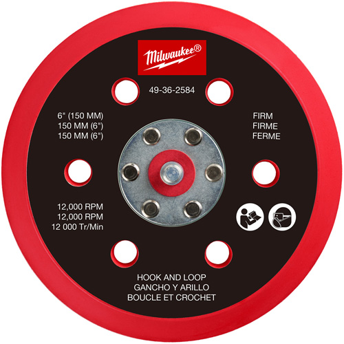 Firm Hook and Loop Sander Backing Pad Seaboard Timber Mart