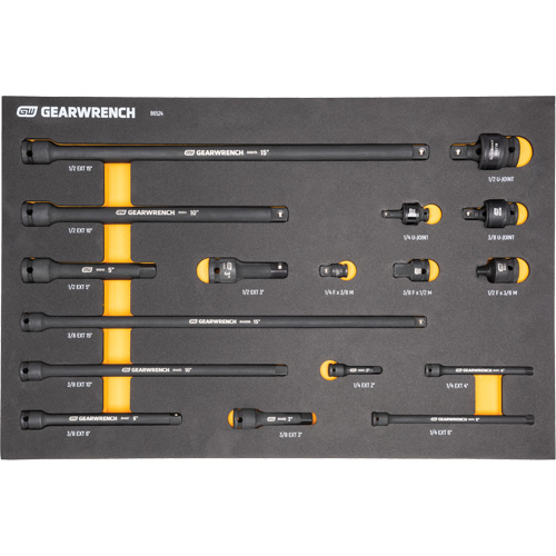 Jeu d'outils de m&eacute;canicien dans des plateaux modulaires en mousse avec conteneur de rangement, 247 morceaux Seaboard Timber Mart