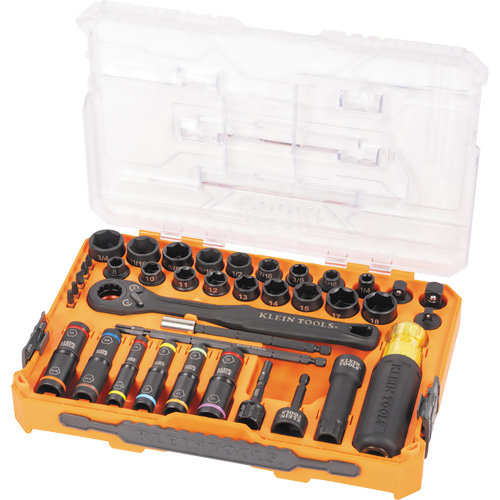 KNECT Complete Impact Pass Through & Flip Socket Set, 39 Pcs, Impact Seaboard Timber Mart