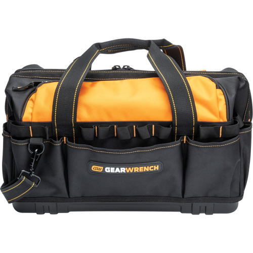 Sac &agrave; outils de 20" pour les professionnels, Nylon, 33 pochettes, Noir/Orange Seaboard Timber Mart
