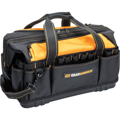 Sac &agrave; outils de 20" pour les professionnels, Nylon, 33 pochettes, Noir/Orange Seaboard Timber Mart