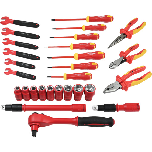 Insulated Tool Set, 1000 V, 28 Pcs Seaboard Timber Mart