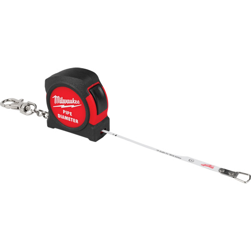 Pipe Diameter Tape Measure, 6.5', 1/100th Inch Graduations Seaboard Timber Mart