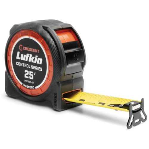 CONTROLTOUCH Magnetic Tape Measure, 1-3/16" x 25', SAE Graduations Seaboard Timber Mart