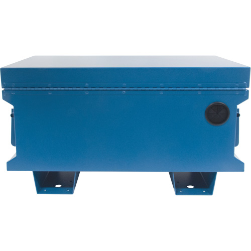 Jobsite Tool Box, 33" x 20-3/10" x 18-3/10", Steel, Blue Seaboard Timber Mart