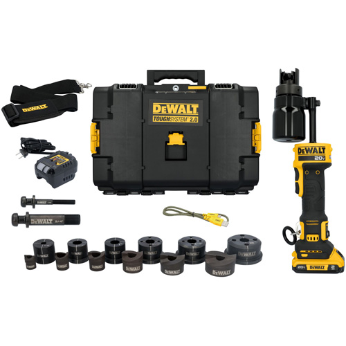 Hydraulic Knockout Tool Kit with 1/2'' - 2'' Punches & Dies Seaboard Timber Mart