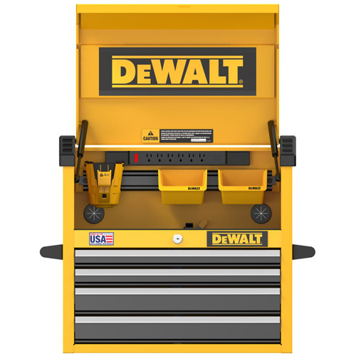 Heavy-Duty Tool Chest, 26" W, 4 Drawers, Yellow Seaboard Timber Mart