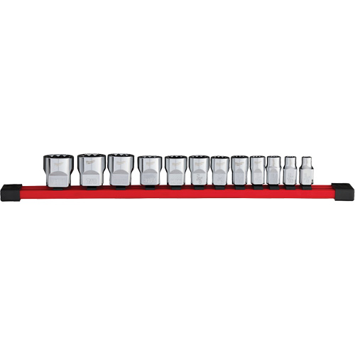 Jeu de douilles SAE &agrave; 12 pans, 12 Mcx, Prise de 3/8" Seaboard Timber Mart