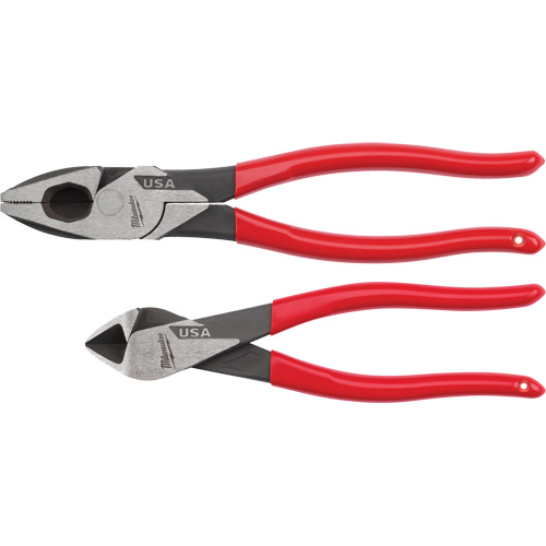 Dipped Grip Cutting Pliers Set, 2 Pieces Seaboard Timber Mart