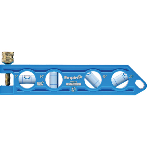 TRUE BLUE&reg; Die Cast Torpedo Level, 6" L, Aluminum, 4 Vials Seaboard Timber Mart