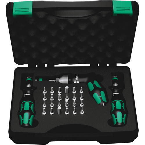 7440/41/42 Kraftform Torque Screwdriver Set, 0.3 - 6.0 Nm Torque Range, 6" Length Seaboard Timber Mart