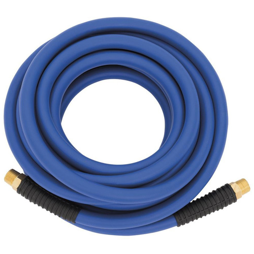 AH3850HY Hybrid Hose, Air, Polyester/Polymer, 3/8" dia. x 50', 300 psi, 1/4 NPT Seaboard Timber Mart