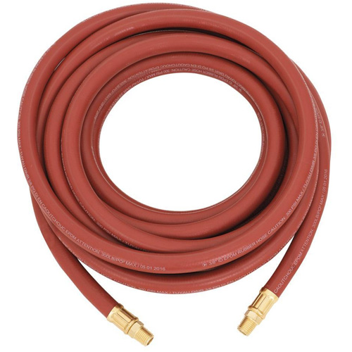 AH3825RB Hose, Air, Rubber, 3/8" dia. x 25', 300 psi, 1/4 NPT Seaboard Timber Mart