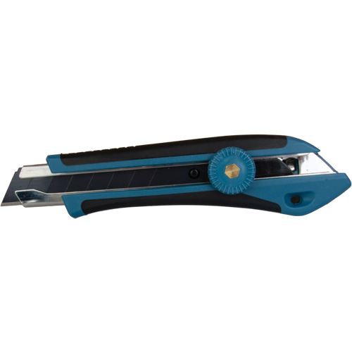 18mm Professional Knife, Stainless Steel, Heavy-Duty, Rubber Handle Seaboard Timber Mart